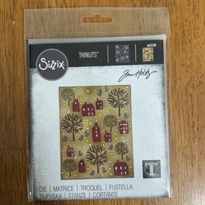 Sizzix‎ Tim Holtz Thinlits Die Set 665558 Christmas Countryside Craft Scrapbook